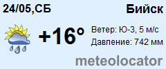 Погода бийск на 10 дней рп5