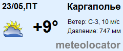 Погода в каргаполье карта