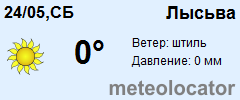 Погода в лысьве карта осадков