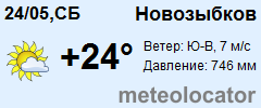 Погода в новозыбкове карта осадков
