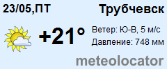 Погода в трубчевске карта осадков